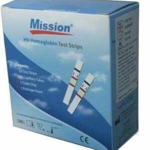 Mission Plus Hb Hemoglobin Test Strips